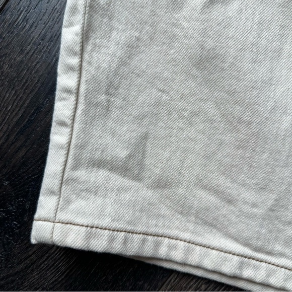 Torrid 20 mini skirt tan nude a-line short jean denim button fly plus size new - Picture 7 of 12